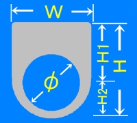 push-button switch-P- alum