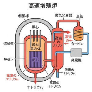 原子炉の構造高速増殖炉
