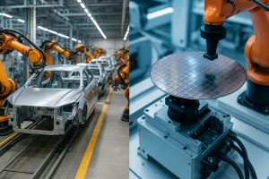 自動車製造ライン半導体製造ライン