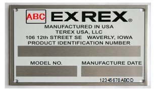 産業装置識別銘